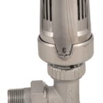 ECA TRV Krom 1/2" Köşe Tip Termostatik Radyatör Vanası Valfi-602120162