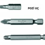Manyetik Bits Pozi Uç Pz - Manyetik Bitsyıldız Uç Ph Vidalama 1X75 Mm-Pozi Uç Pz