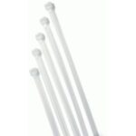 Plastik Kelepçe - 3.6 X 250 Cırt Kelepçe 100 Adet Beyaz 25 Cm